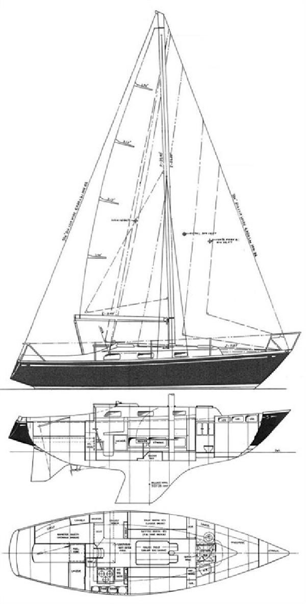 SPARKMAN & STEPHENS Aqua 30 For Sale From Seakers Yacht Brokers